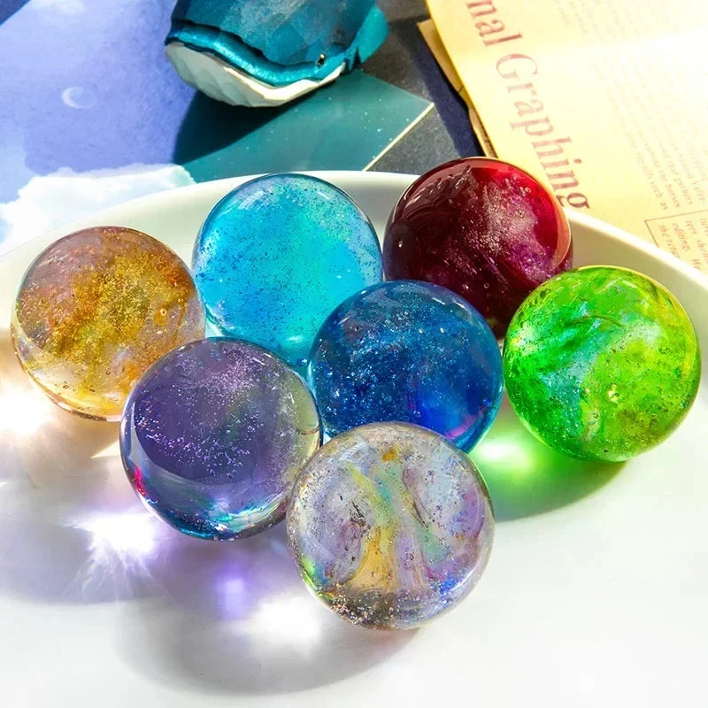 Fantasy Glass Star Astronomy Planets